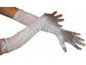 GANTS EN SATIN BLANC LONGS ET SEXY - 1