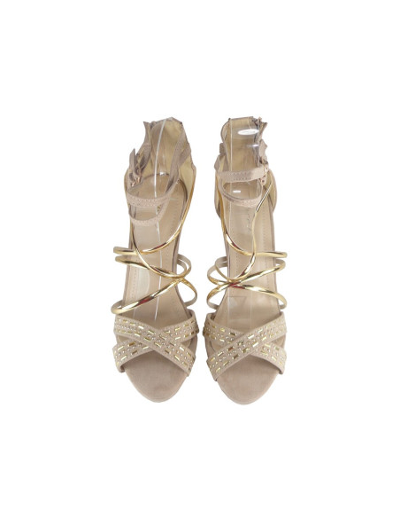 ÉPINGLES SANDALES ÉPINGLES CHAUSSURES BEIGE - 4