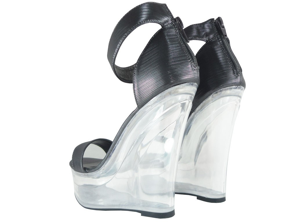 ÁTLÁTHATÓ GRAFIT SZANDALOK - 3