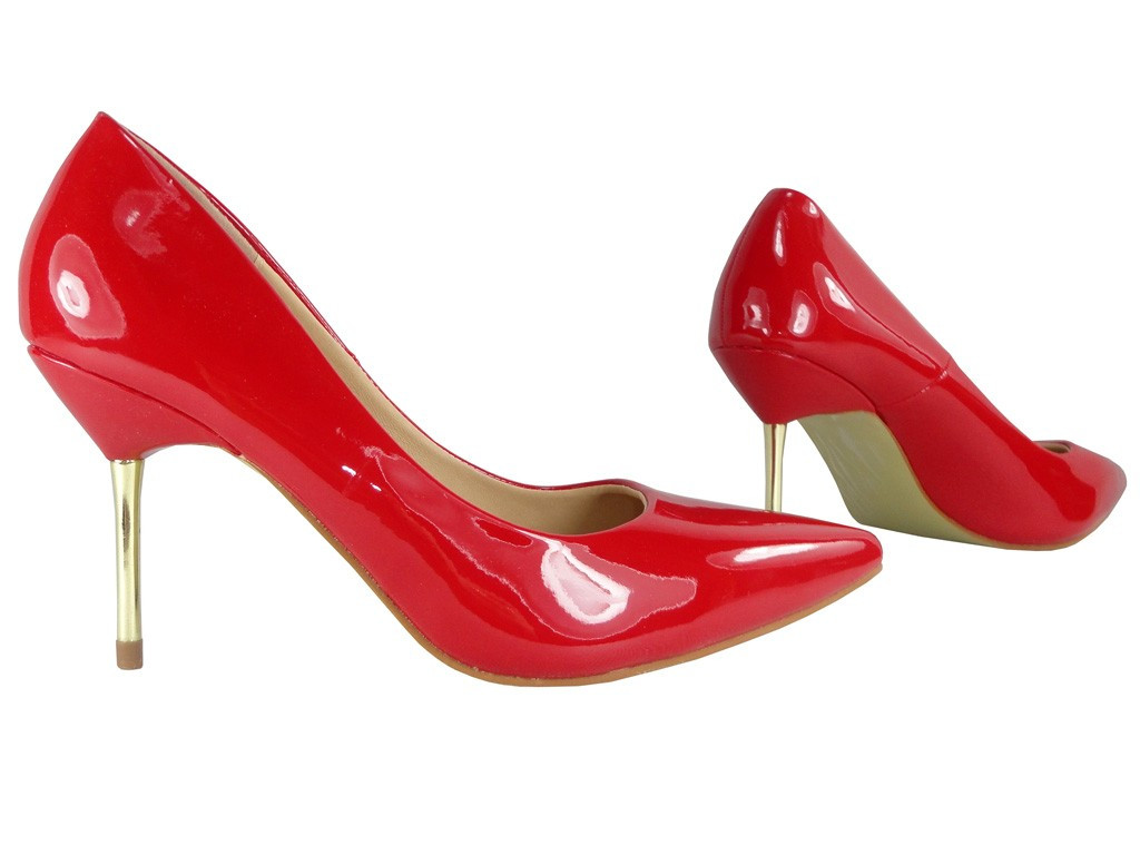RED LOW HEELS METAL PIN - 2