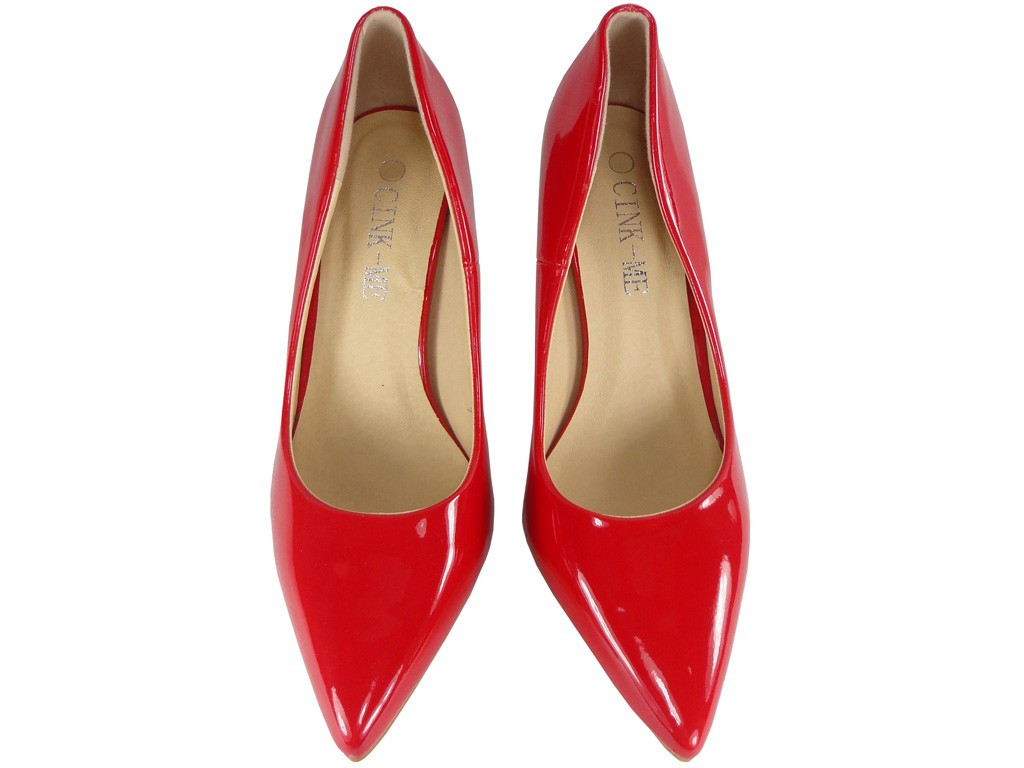 ROUGE ÉPINGLES BASSES ÉPINGLE MÉTALLIQUE - 4