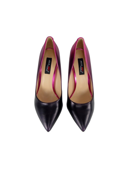 PINK BURGUNDY MATT OMBRE PINS - 4