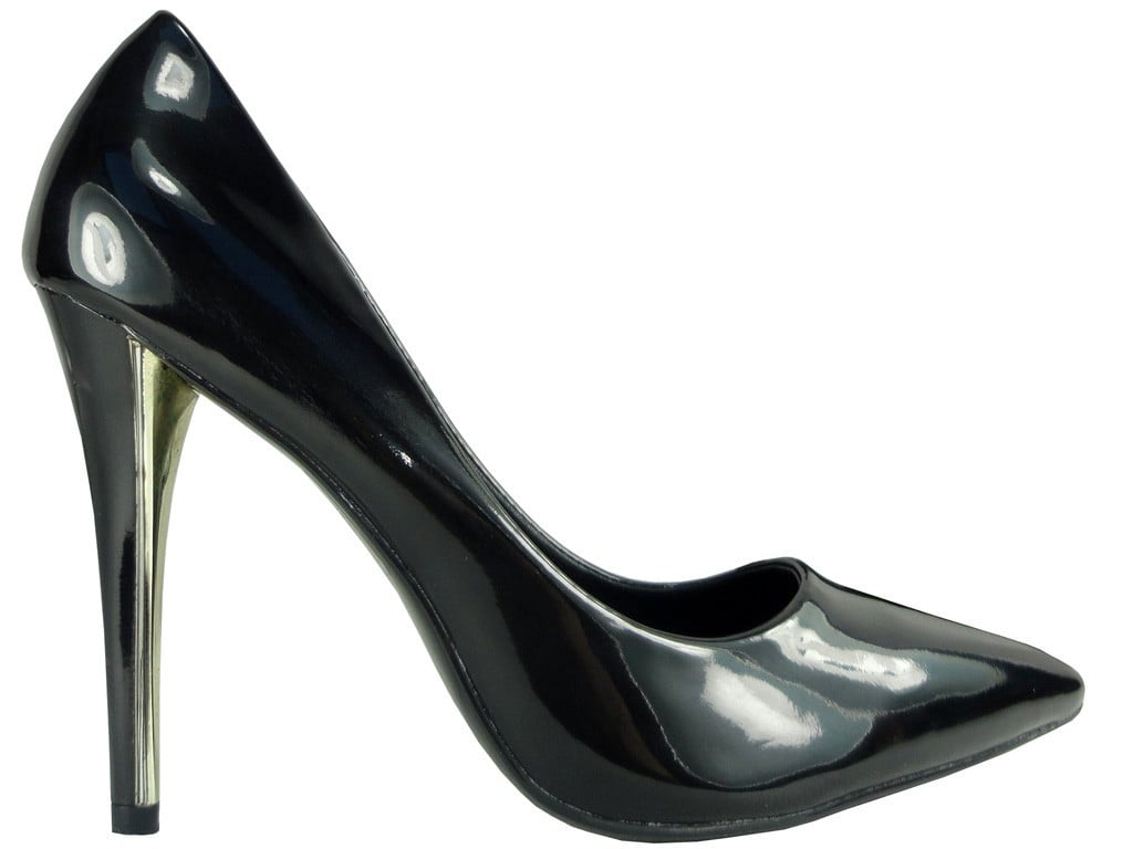 Black heeled boots - 1