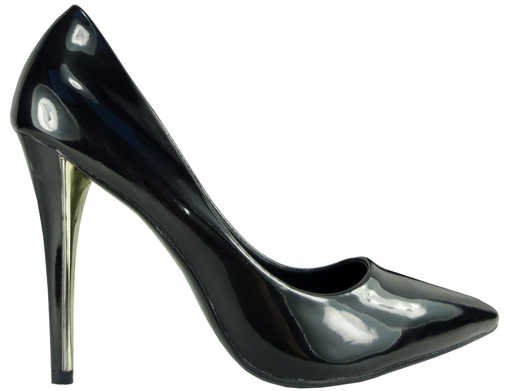 Melni zābaki ar stiletto papēžiem - 1