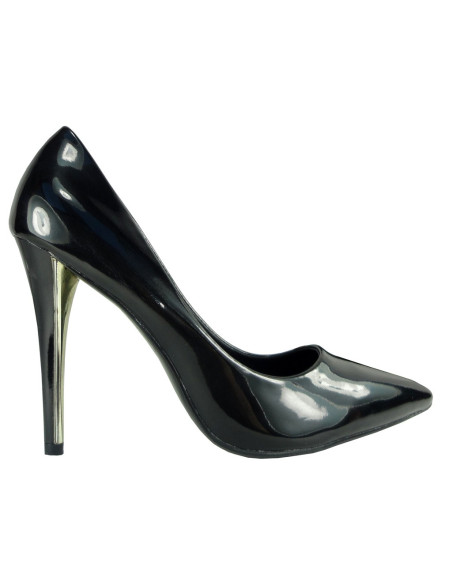 Black heeled boots - 1