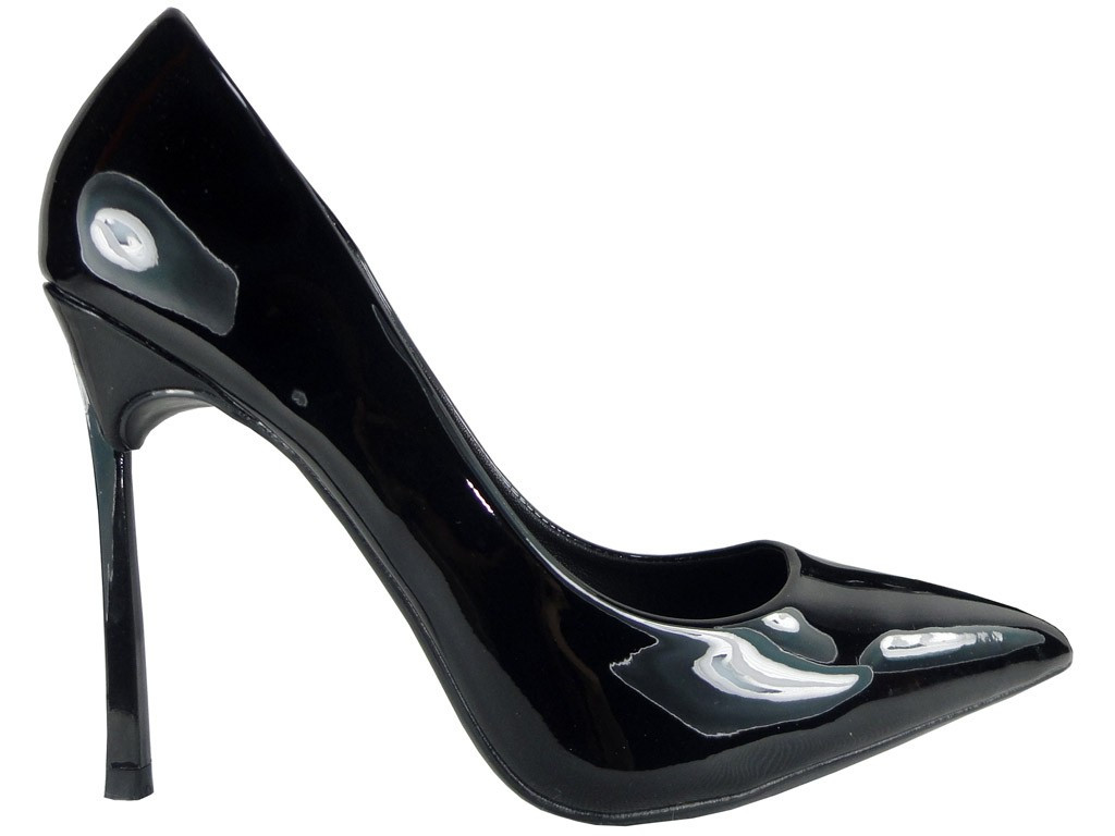 Melni zābaki ar stiletto papēžiem - 1