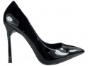 Black heeled boots - 1