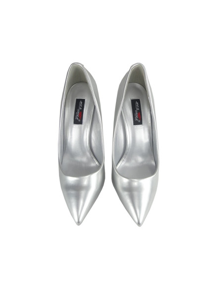 Silberne High Heels Perlen High Heels - 2