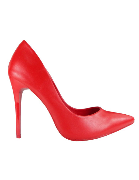 RED MATT ECO-FRIENDLY SOFT LEATHER PINS - 1