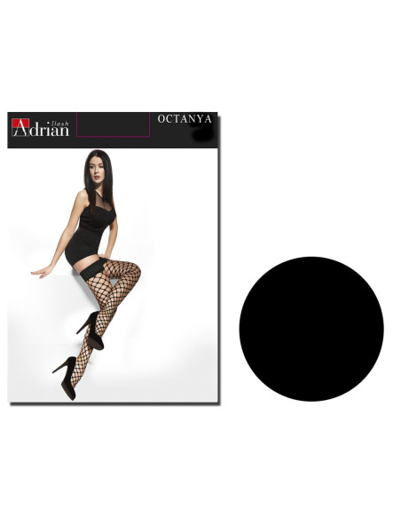 Self-supporting cabaret stockings large meshes - 3