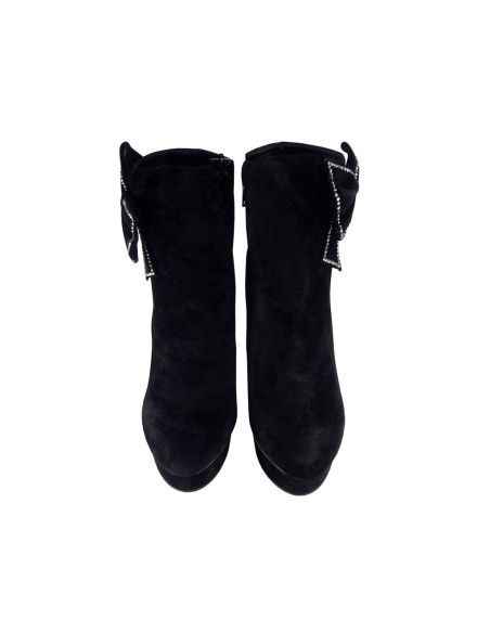 FEKETE SUEDE BOKAZSAK, TÁLPALFORMÁVAL - 4