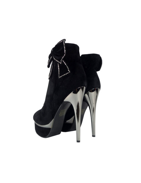 FEKETE SUEDE BOKAZSAK, TÁLPALFORMÁVAL - 3