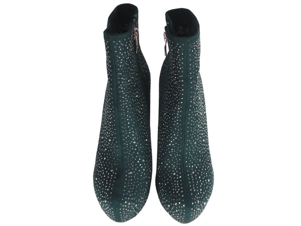 Zirconia boots on a golden skewer  - 2