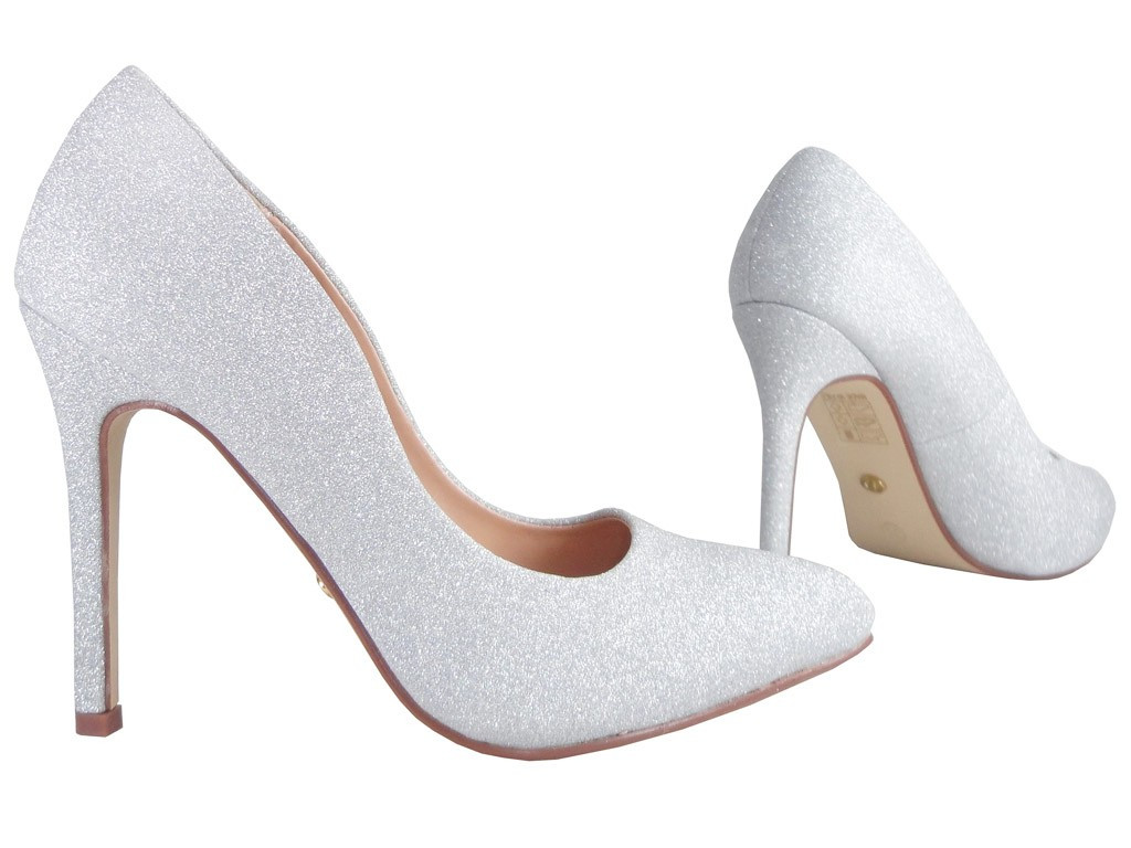 ÉPINGLES EN ARGENT SCINTILLANT BOTTES DE FEMMES - 2