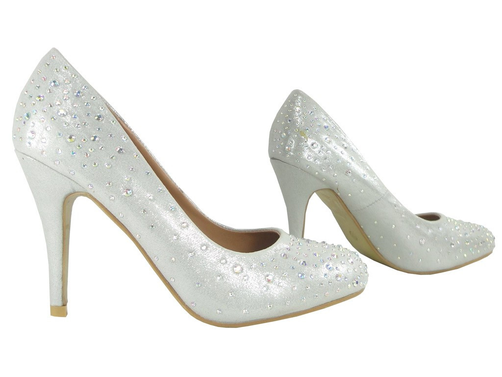 OUTLET SILVER PINS MIT ZIRCONIA - 2
