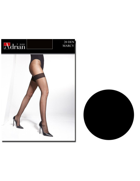 Tights that imitate dotted stockings Adrian - 3