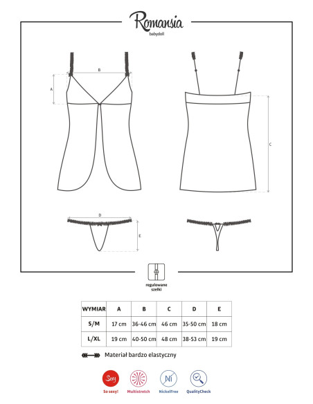 LINGERIE ROUGE CHEMISE DE NUIT ÉROTIQUE  - 5