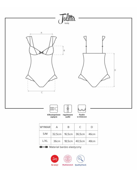 Corps de dame blanche Julitta obsessive avec dentelle - 4