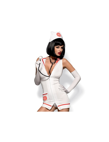 Costum de asistent obsesiv cu stetoscop - 1