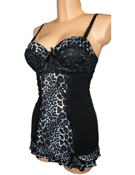 NAKTSKREKLS NAKTS HALĀTS AR LEOPARDA RAKSTU 2 MELNS - 1