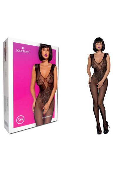 Sous-vêtements féminins sexy noirs de Bodystocking - 3