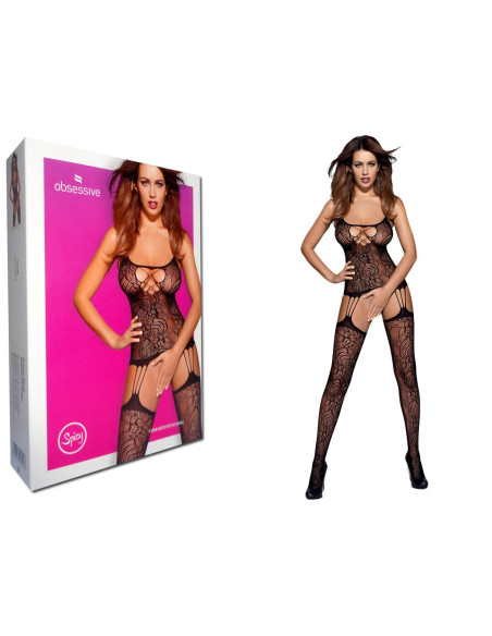 Fekete bodystocking Obszesszív dacos - 3
