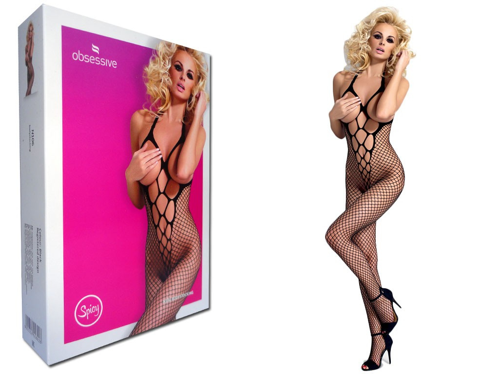 Bodystocking Obsessive black lace - 3