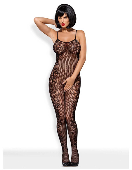 SEKSOWNA BIELIZNA CZARNE BODYSTOCKING