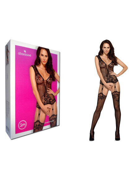 Lingerie féminine noire Obsessive - 3