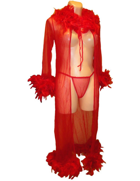 EROTISKAIS HALĀTS AR SPALVU SARKANS - 1