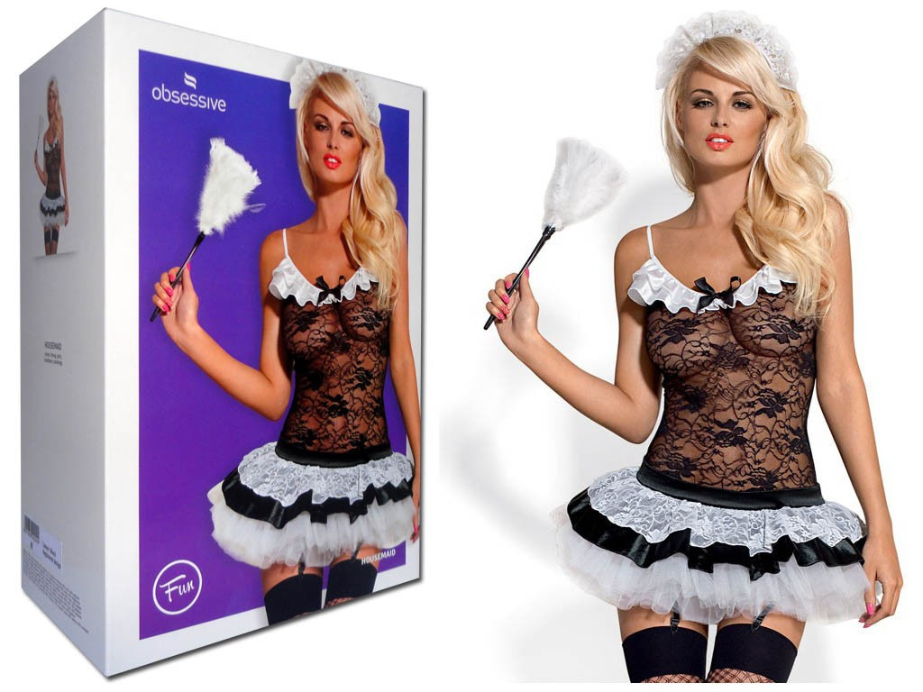 Obsessive heiße Dienstmädchenverkleidung - 3