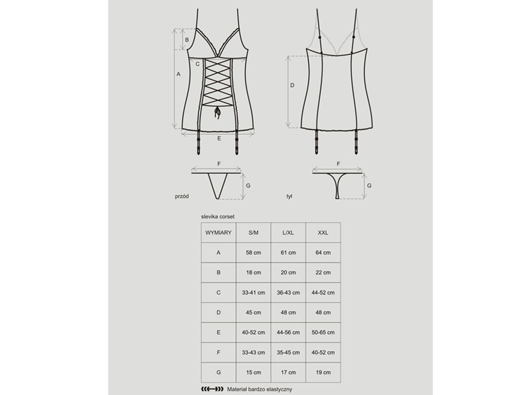 Corset noir Tentation obsessionnelle et sexy  - 4