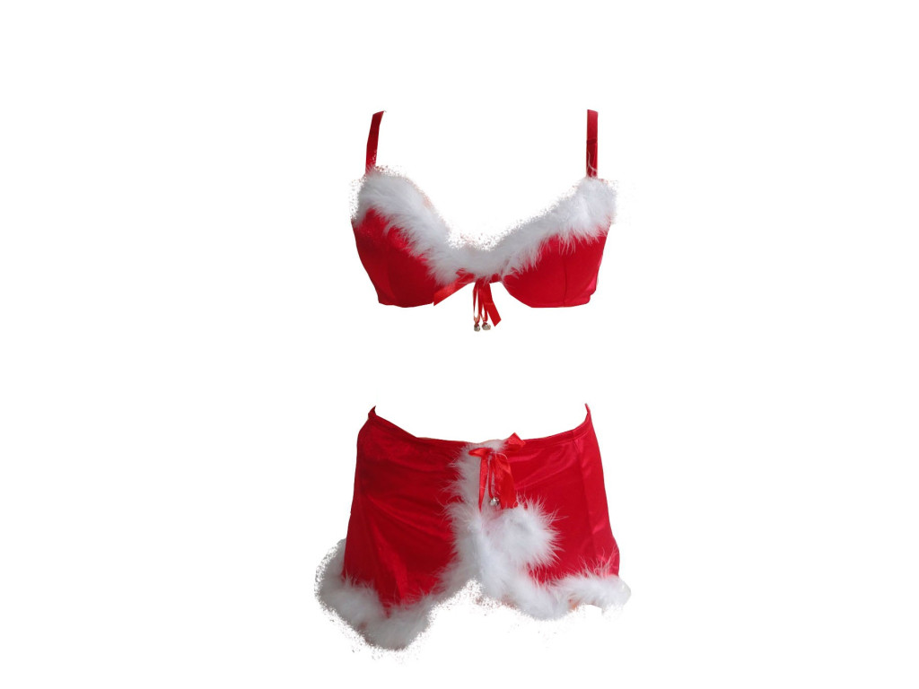 WEIHNACHTSMANN-SCHNEEFLOCKEN-KOSTÜM - 1