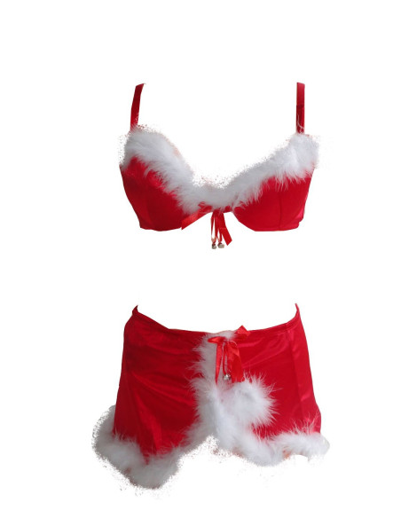 WEIHNACHTSMANN-SCHNEEFLOCKEN-KOSTÜM - 1