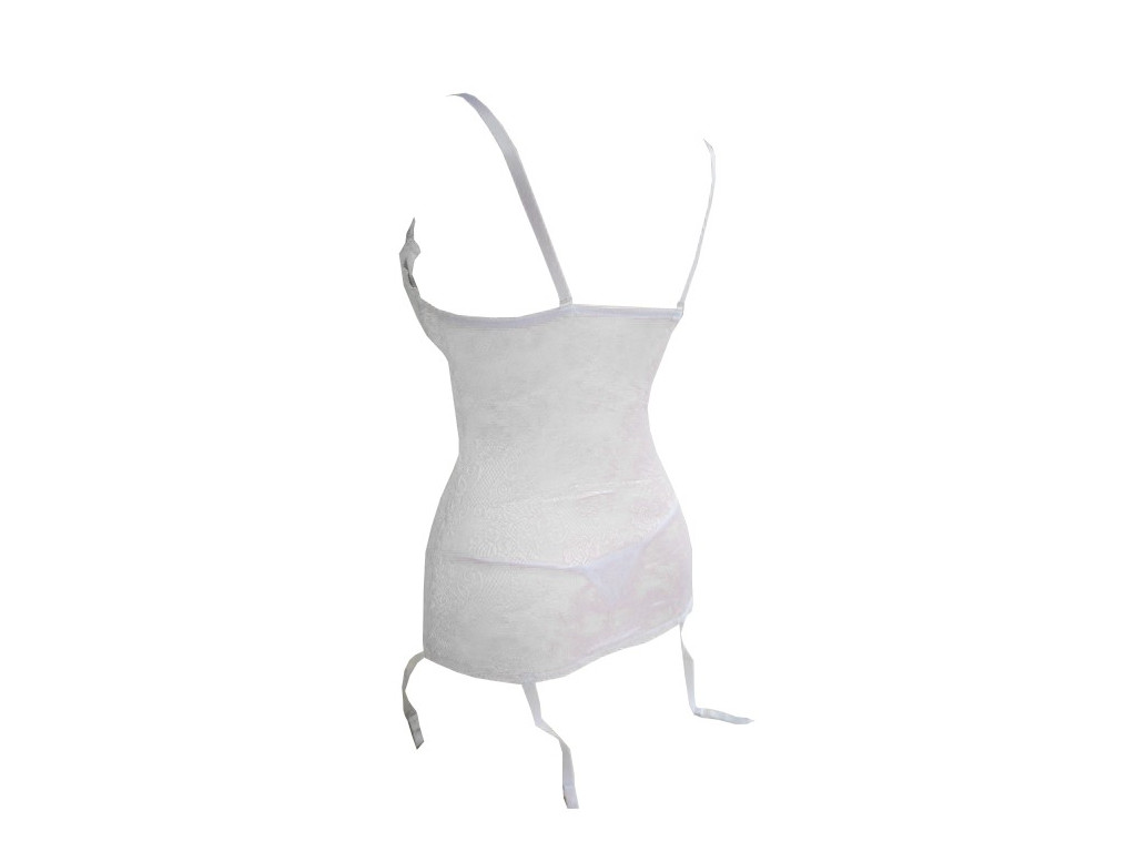Sous-vêtements de corset en dentelle blanche à la mode - 2