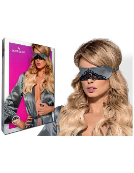 Mască de ochi lucioasă cu dantelă obsesivă - 2