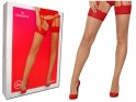 Obsessive red lace stockings - 3