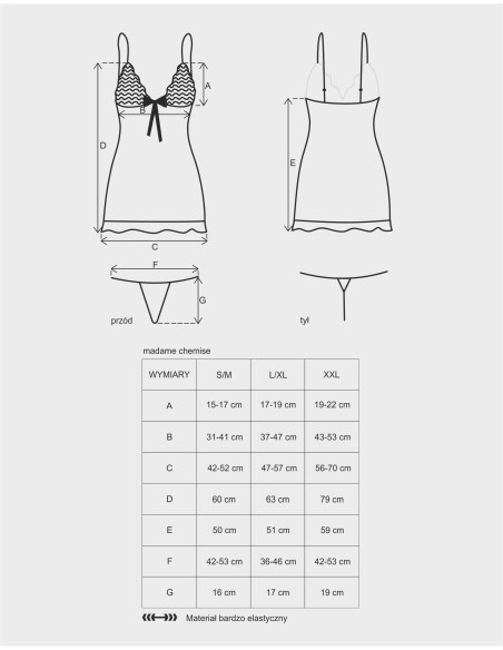 MADAME CHEMISE OBSESÍVNE Nočné šaty - 4