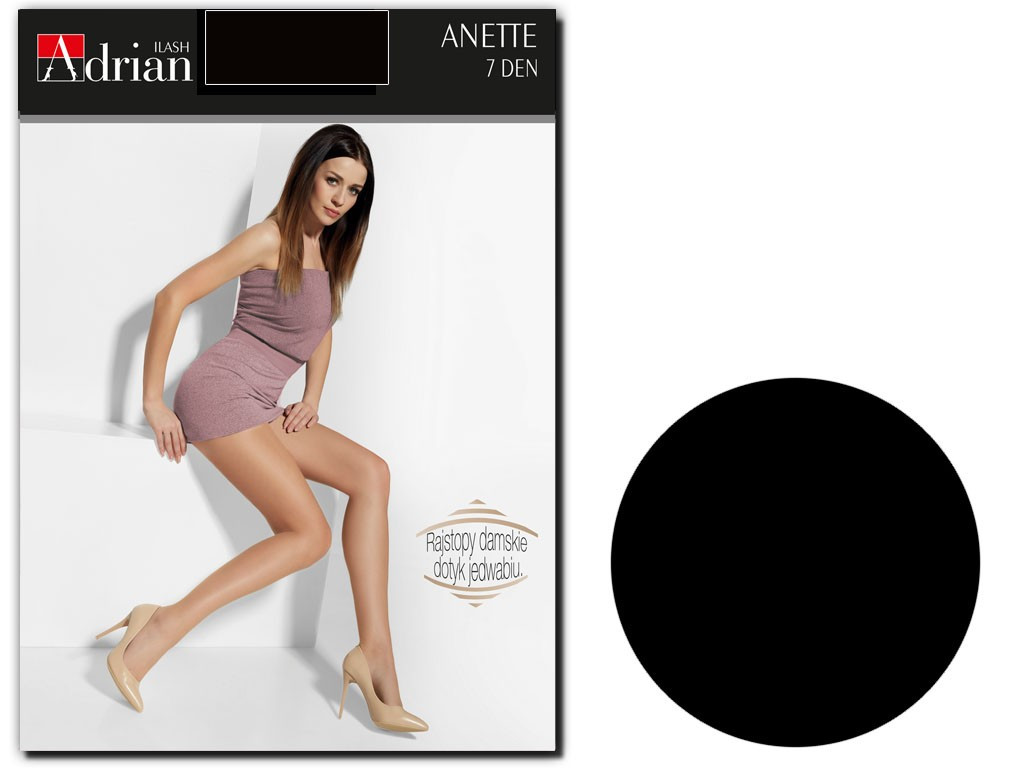 Adrian Колготки 7 den Anette гладкі тонкі - 4