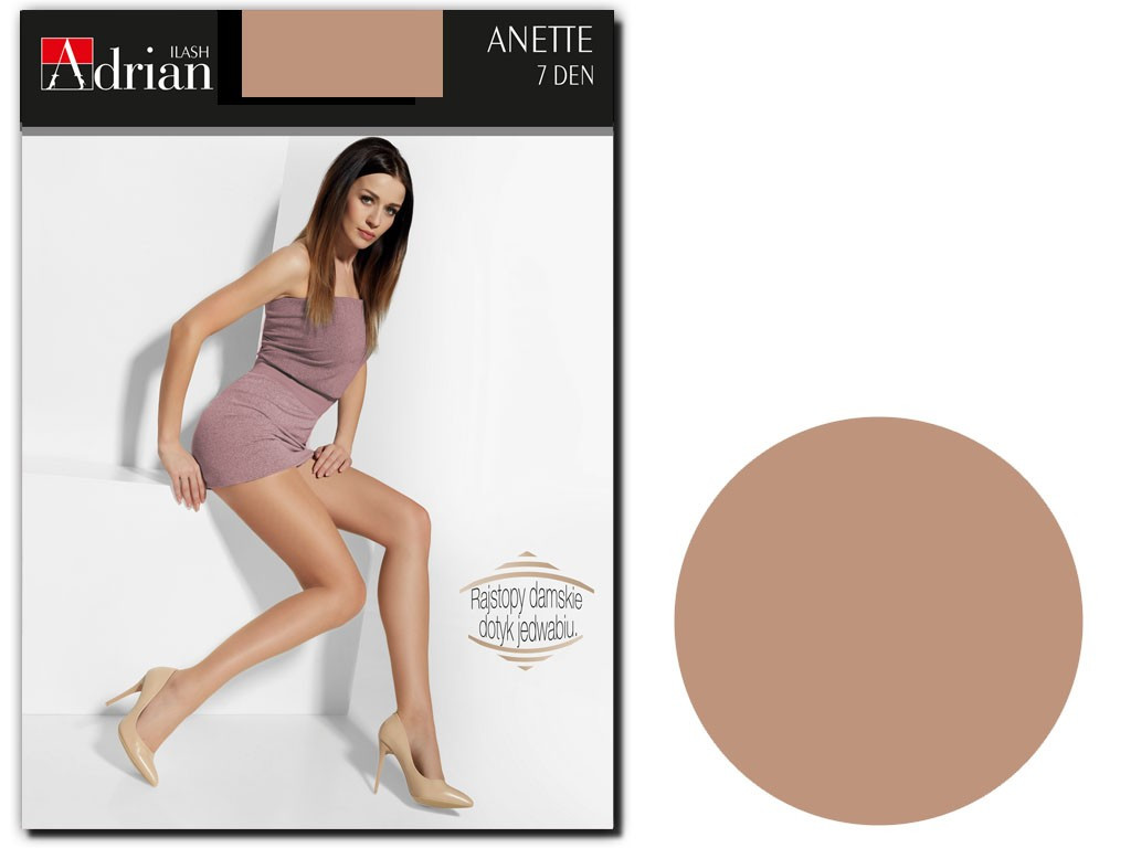 Adrian Колготки 7 den Anette гладкі тонкі - 5