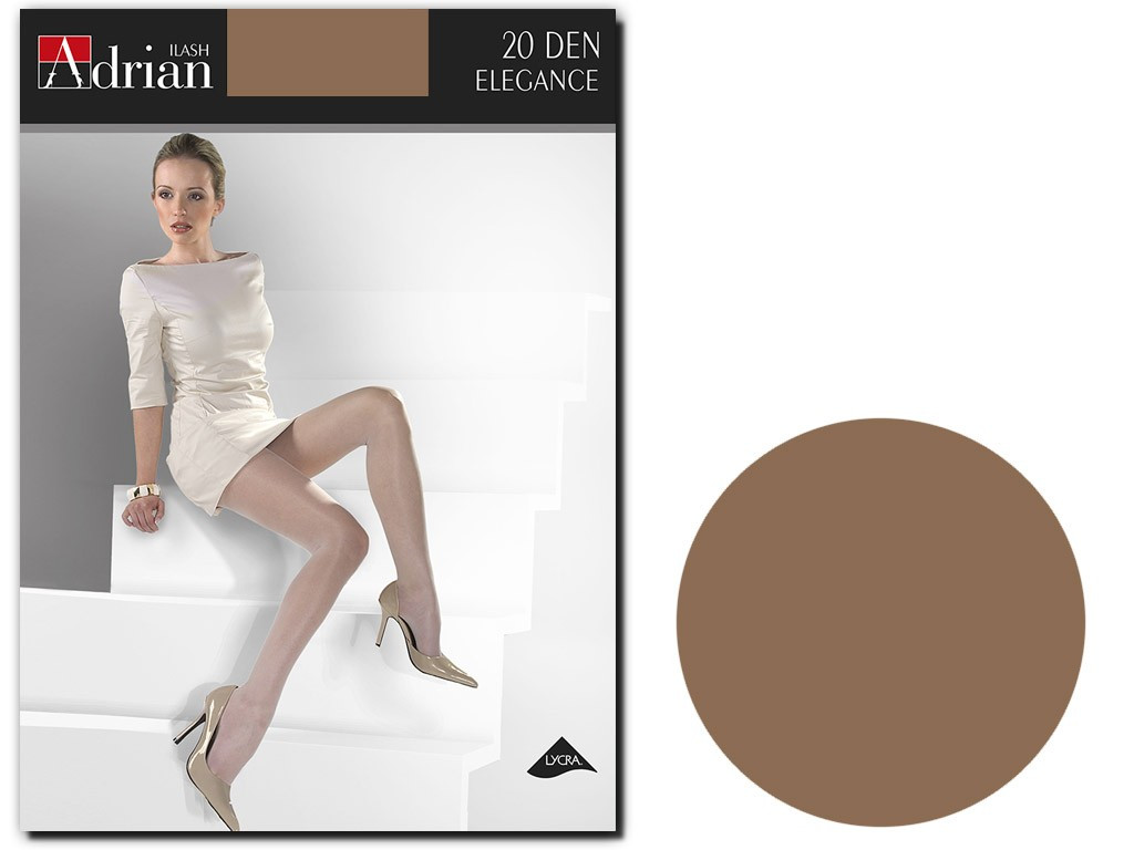 Paprastos pusiau matinės pėdkelnės su lycra 20 den - 9