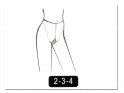 Pančuchové nohavice bez prstov 15 denier s otvorenými prstami - 7