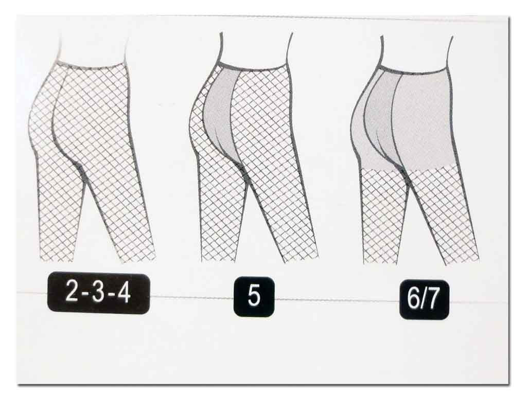 Cabarette octagon tights large meshes - 6