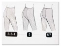 Velké síťované punčochové kalhoty osmiúhelníku - 6