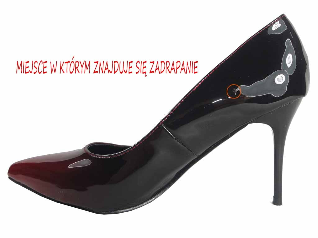 VÝPRODEJ OMBRE RED ČERNÉ BOTY NA PODPĚTÍ - 6
