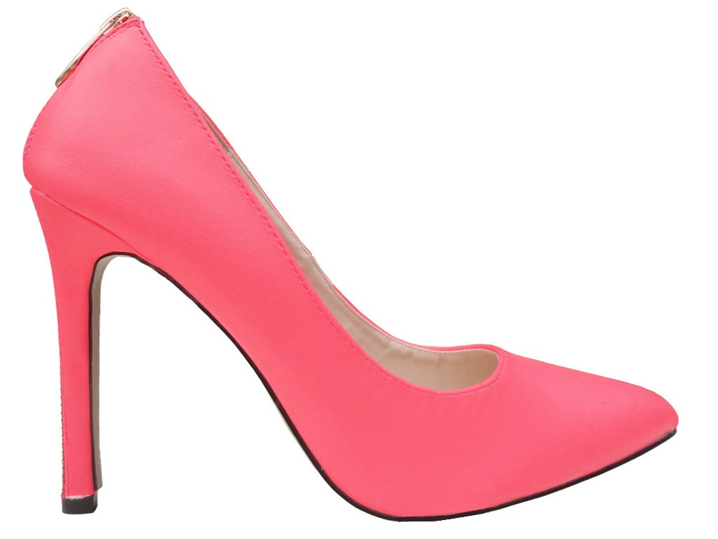 Coral pins shoes matt eco leather - 1