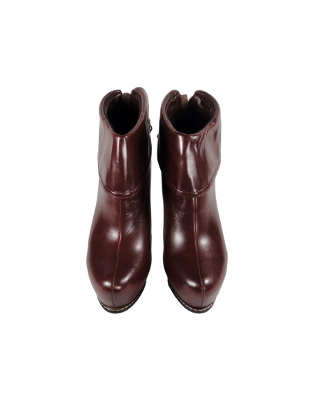 BRAUNE STIEFEL AN DER STANGE DAMENSCHUHE - 4