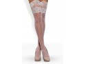 White stockings with wide lace to the waist - 2