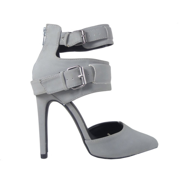 Stiletto sandales ar potītes siksnu - 1
