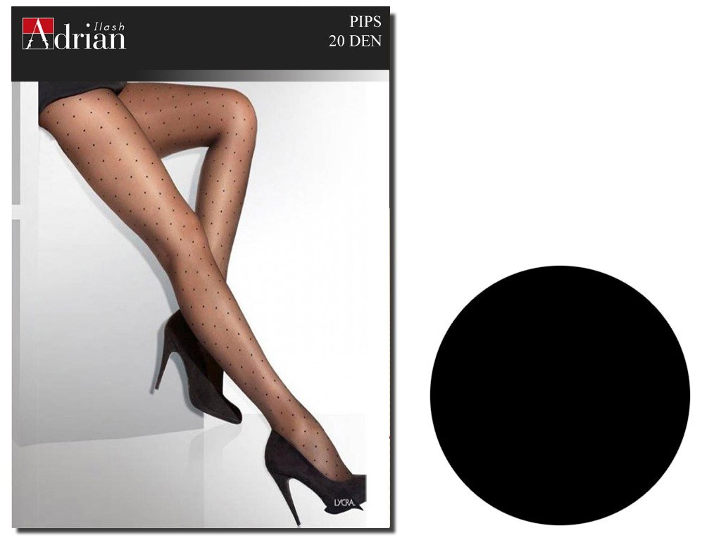 ADRIAN PIPS 20 DEN TIGHTS WITH POLKA DOTS - 4
